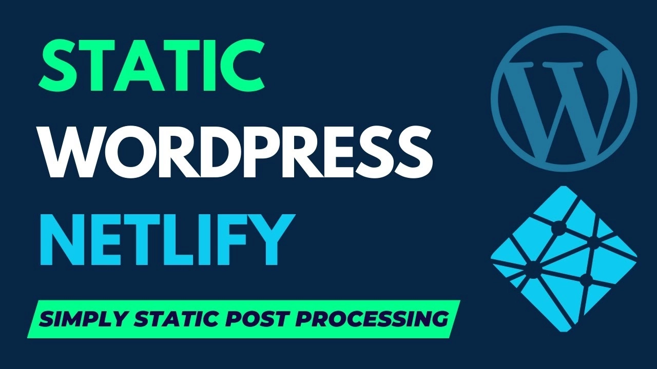 Static WordPress Deployment using Simply Static