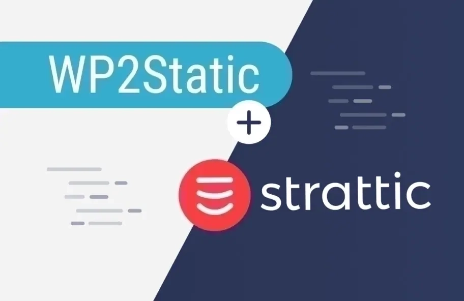 WP2Static by Strattic – Image Credits are with strattic.com